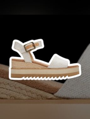 (EUC) TOMS® Diana Wedge Women's Sandal - Size 8